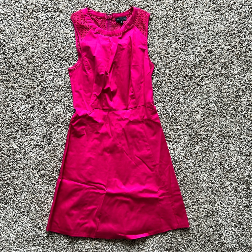 Elegant Pink Sleeveless Dress